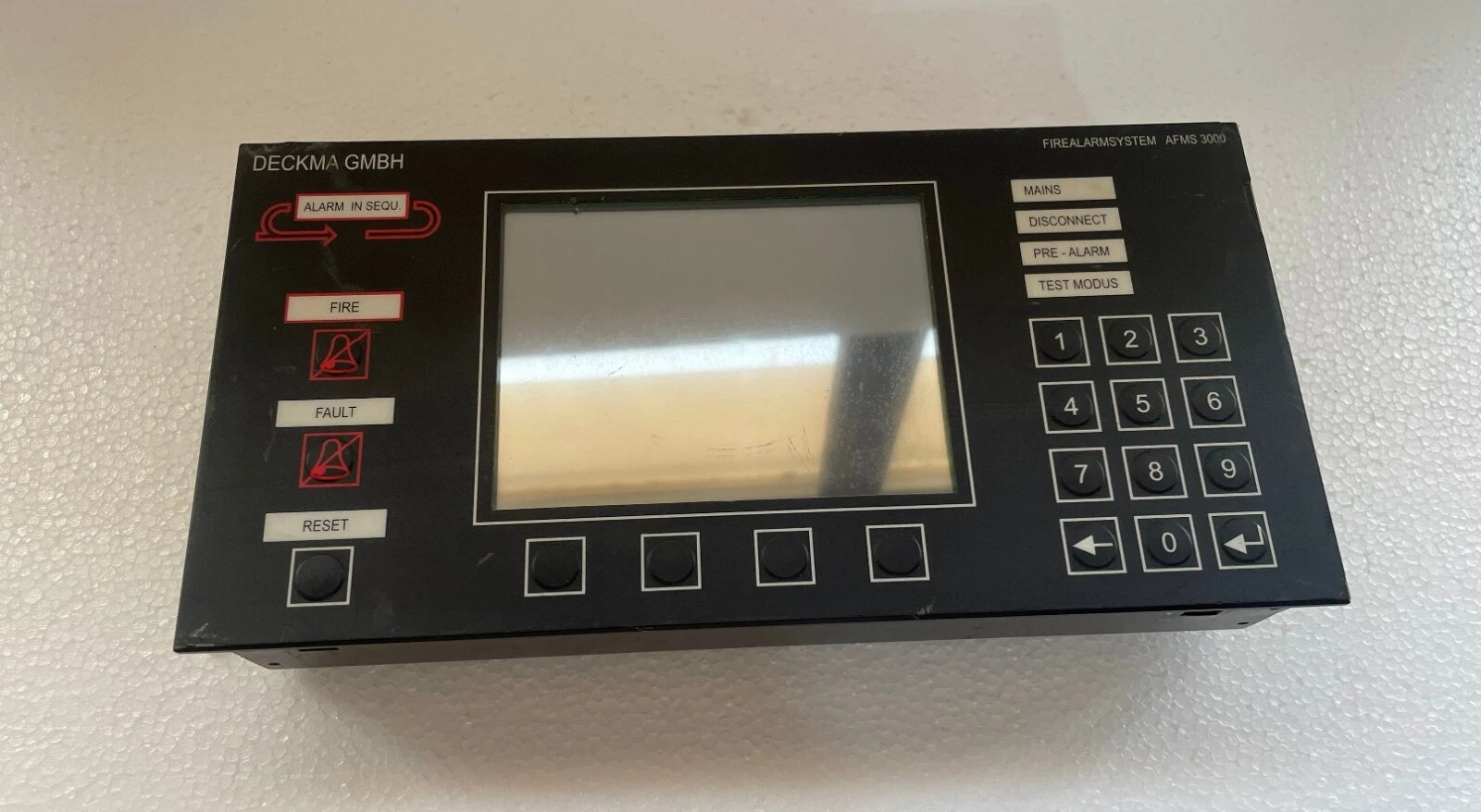 Fire Alarm Deckma GMBH Fire Alarm Main Panel FMS 3000 Type FMS 3000 AHT01-E5